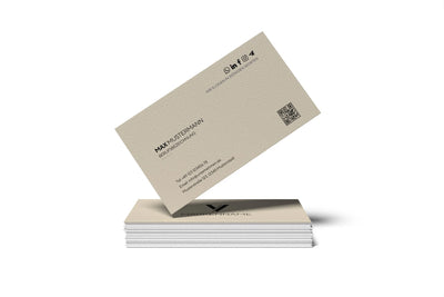 Minimalistische Visitenkarten Vorlagen - louvion.de